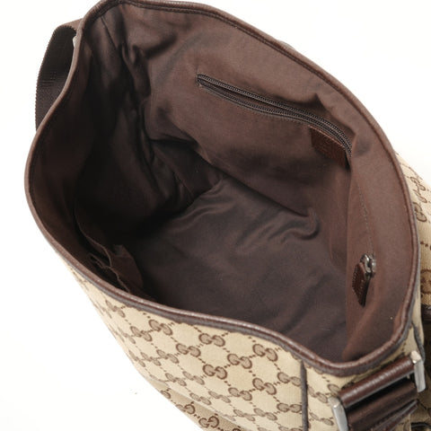 GUCCI GG canvas Shoulder Bag beige WS28369