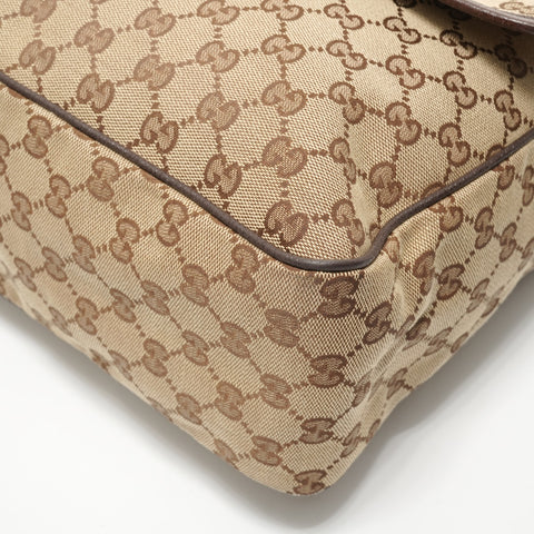 GUCCI GG canvas Shoulder Bag beige WS28369