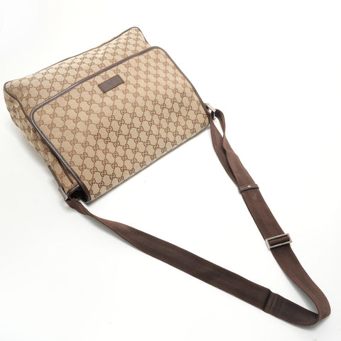 GUCCI GG canvas Shoulder Bag beige WS28369
