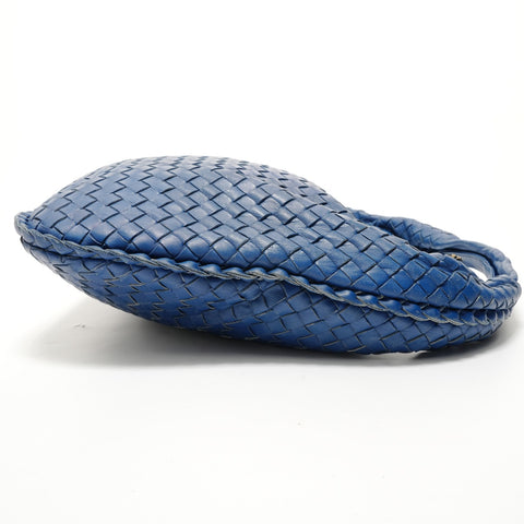 BOTTEGAVENETA INTRECCIATO Hobo Shoulder Bag blue WS28371