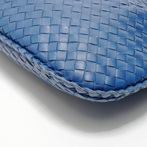 BOTTEGAVENETA INTRECCIATO Hobo Shoulder Bag blue WS28371