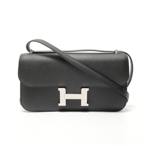 HERMES C stamp, 2018 model, Constance Elan Shoulder Bag black WS28373
