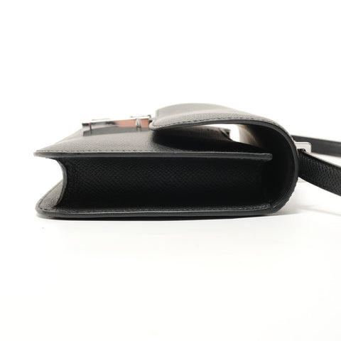 HERMES C stamp, 2018 model, Constance Elan Shoulder Bag black WS28373