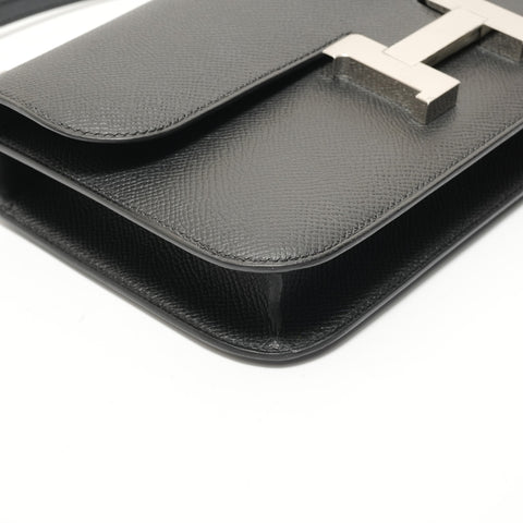 HERMES C stamp, 2018 model, Constance Elan Shoulder Bag black WS28373