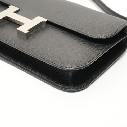 HERMES C stamp, 2018 model, Constance Elan Shoulder Bag black WS28373