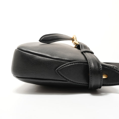 Miu Miu Aventure Nappa Leather Shoulder Bag black WS28374