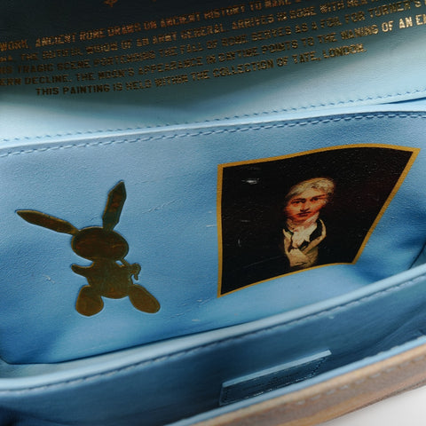 LOUIS VUITTON 2017 Monogram Celty Masters Pochette Metis MM Handbag blue WS28376
