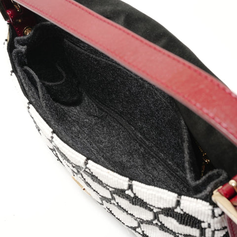 FENDI Mamma Baguette Beads Shoulder Bag multicolor WS28380