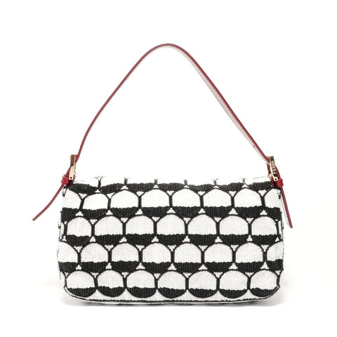 FENDI Mamma Baguette Beads Shoulder Bag multicolor WS28380
