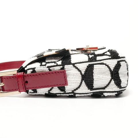 FENDI Mamma Baguette Beads Shoulder Bag multicolor WS28380