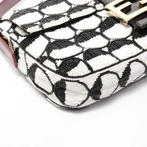 FENDI Mamma Baguette Beads Shoulder Bag multicolor WS28380