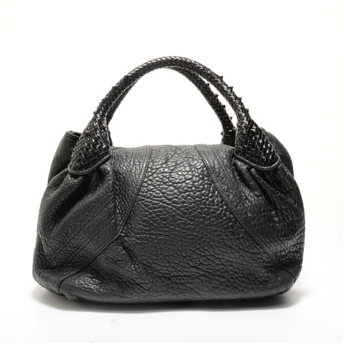 FENDI Spybag Leather Shoulder Bag black WS28383