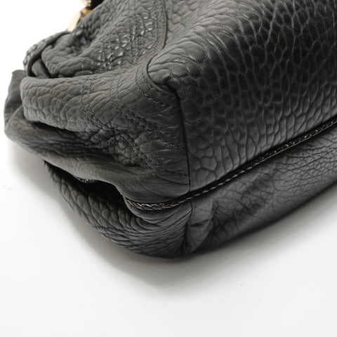 FENDI Spybag Leather Shoulder Bag black WS28383