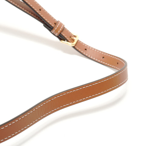 BURBERRY Mini Check Bucket Bag (2-way) Handbag beige WS28387