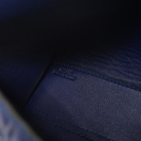 LOEWE Repeat Anagram Avenue Chain Shoulder Bag Navy WS28388