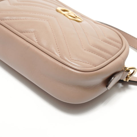 GUCCI GG Marmont Camera Bag Shoulder Bag beige WS28389
