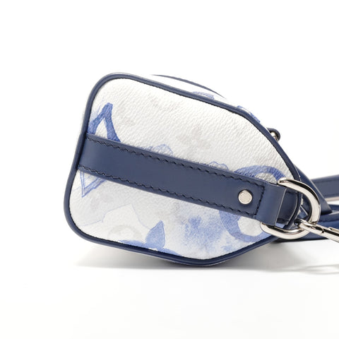 LOUIS VUITTON 2021-2025 Watercolor Monogram Keepall XS Shoulder Bag blue WS28390