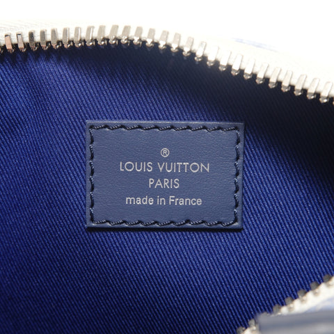 LOUIS VUITTON 2021-2025 Watercolor Monogram Keepall XS Shoulder Bag blue WS28390