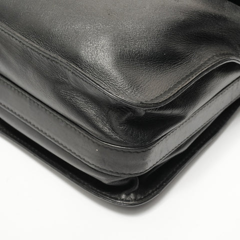 BOTTEGAVENETA INTRECCIATO leather Shoulder Bag black WS28392