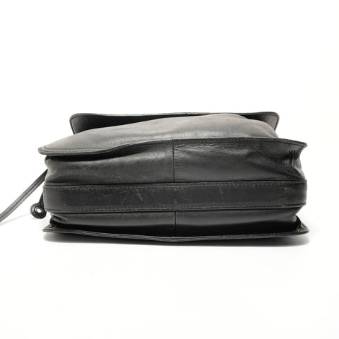 BOTTEGAVENETA INTRECCIATO leather Shoulder Bag black WS28392