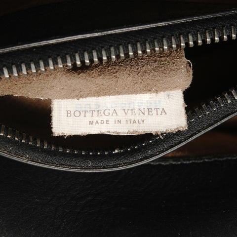 BOTTEGAVENETA INTRECCIATO leather Shoulder Bag black WS28392