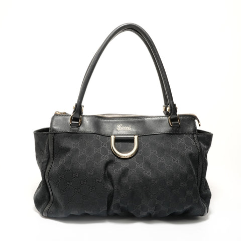 GUCCI GG canvas Abbey Tote Bag black WS28393