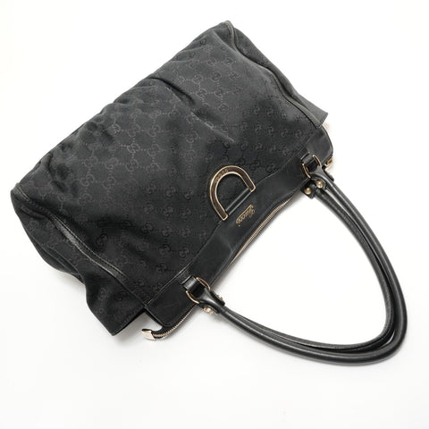 GUCCI GG canvas Abbey Tote Bag black WS28393