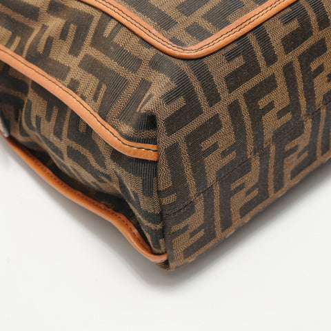 FENDI Zucca canvas Tote Bag Brown WS28394