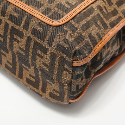 FENDI Zucca canvas Tote Bag Brown WS28394