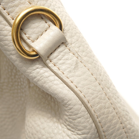 PRADA 2way leather Tote Bag Ivory WS28395