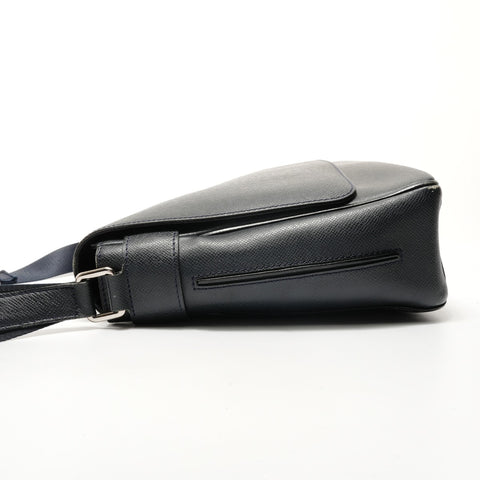 LOUIS VUITTON 2011 model Tiger Roman MM Shoulder Bag Navy WS28396