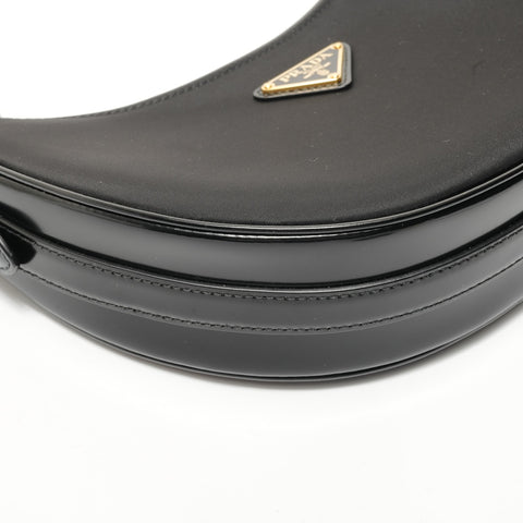 PRADA Ark Nylon One Shoulder Bag Shoulder Bag black WS28398