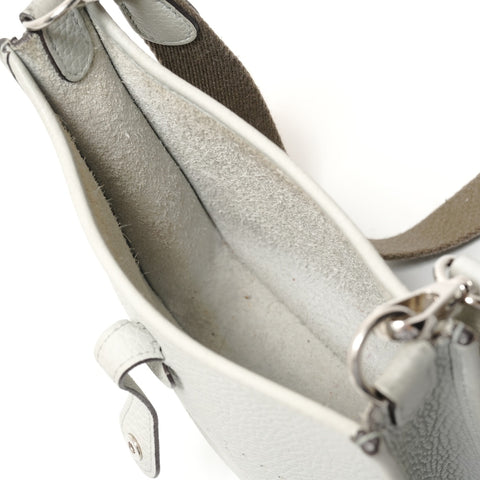 HERMES T stamp, 2005 Evelyn TPM Shoulder Bag gray WS28402