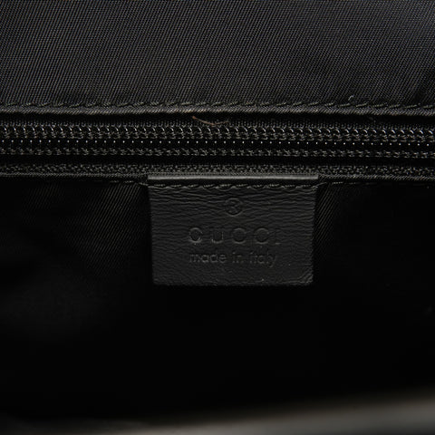 GUCCI GG Shima Leather Handbag black WS28403
