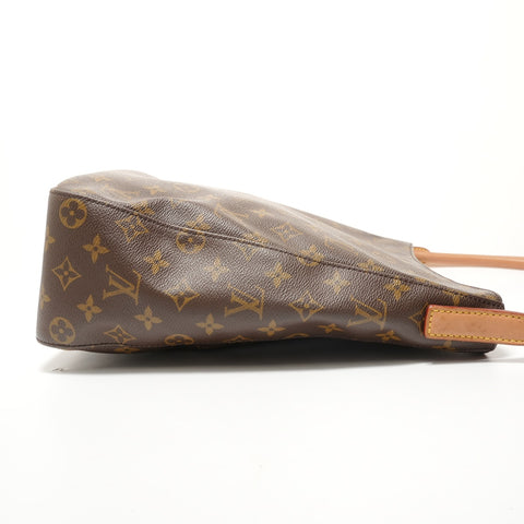 LOUIS VUITTON 2001 Monogram Looping GM Shoulder Bag Brown WS28404
