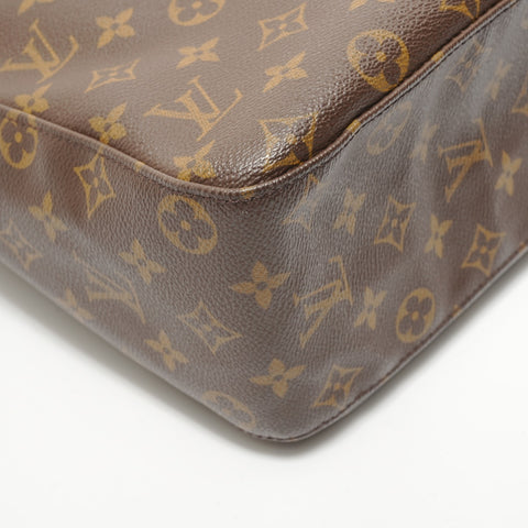 LOUIS VUITTON 2001 Monogram Looping GM Shoulder Bag Brown WS28404