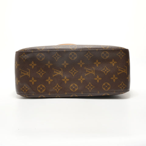 LOUIS VUITTON 2001 Monogram Looping GM Shoulder Bag Brown WS28404