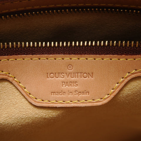 LOUIS VUITTON 2001 Monogram Looping GM Shoulder Bag Brown WS28404