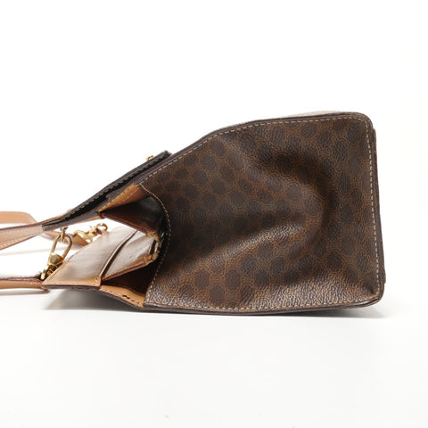 LOUIS VUITTON Macadam PVC Shoulder Bag Brown WS28406
