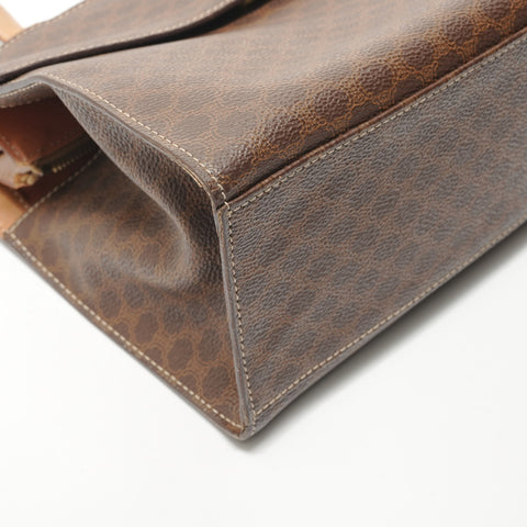 LOUIS VUITTON Macadam PVC Shoulder Bag Brown WS28406