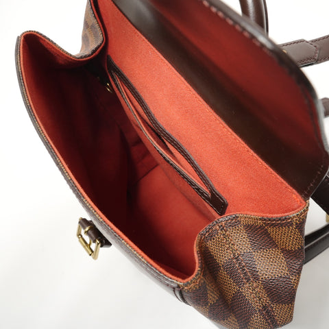 LOUIS VUITTON 1998 Damier Soho Backpack  Daypack Brown WS28407