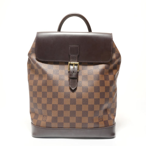 LOUIS VUITTON 1998 Damier Soho Backpack  Daypack Brown WS28407