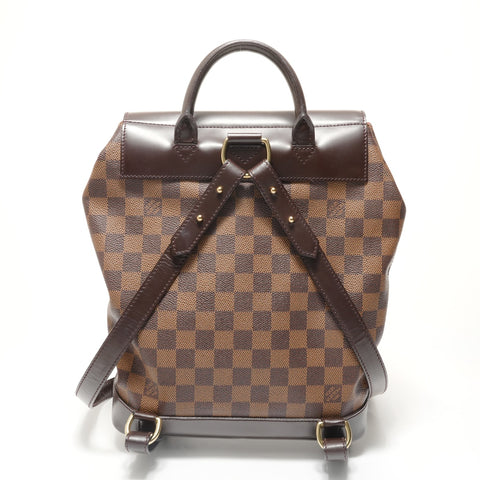 LOUIS VUITTON 1998 Damier Soho Backpack  Daypack Brown WS28407