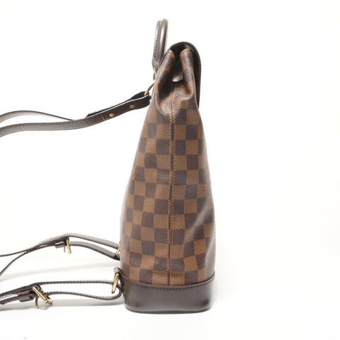 LOUIS VUITTON 1998 Damier Soho Backpack  Daypack Brown WS28407