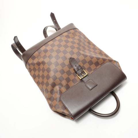 LOUIS VUITTON 1998 Damier Soho Backpack  Daypack Brown WS28407