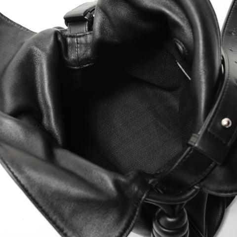 LOEWE Anagram Flamenco Knot Shoulder Bag black WS28412