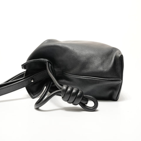 LOEWE Anagram Flamenco Knot Shoulder Bag black WS28412