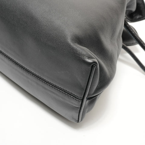 LOEWE Anagram Flamenco Knot Shoulder Bag black WS28412