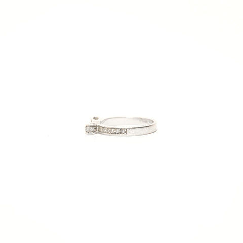 CHANEL Au750 Ruban de Chanel Ring Silver WS28422
