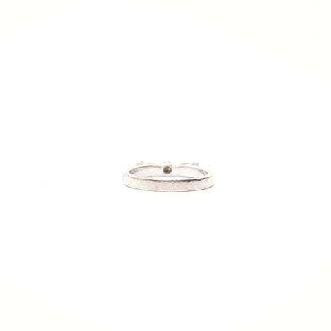 CHANEL Au750 Ruban de Chanel Ring Silver WS28422